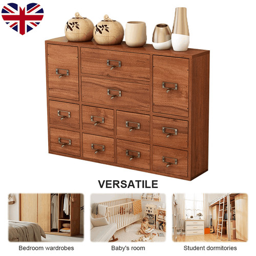 Drawer wooden cabinet - 12-drawer,