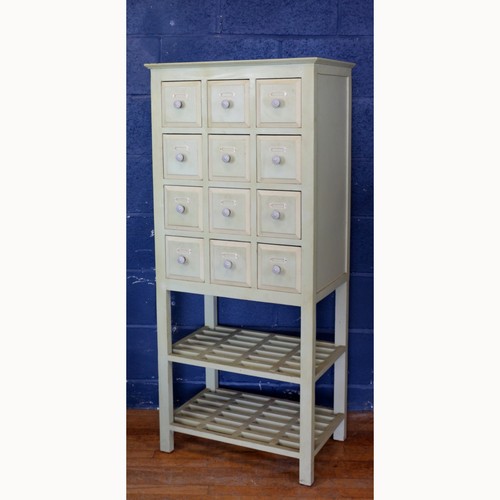Vintage green painted 12 - a,