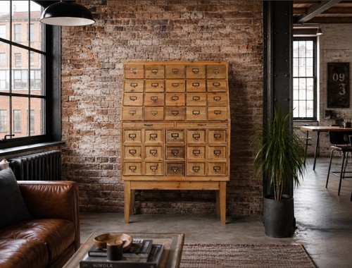 Apothecary style multi drawer - apothecary,
