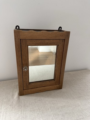 Vintage wall mounted small oak - wall,