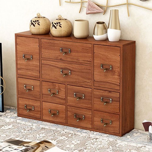 Drawers wooden cabinet - 12,