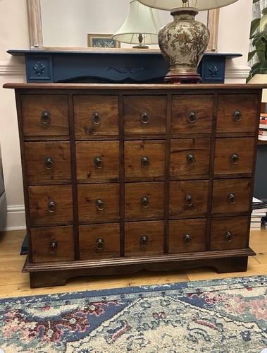 Solid wood drawer - wood, 20-drawer