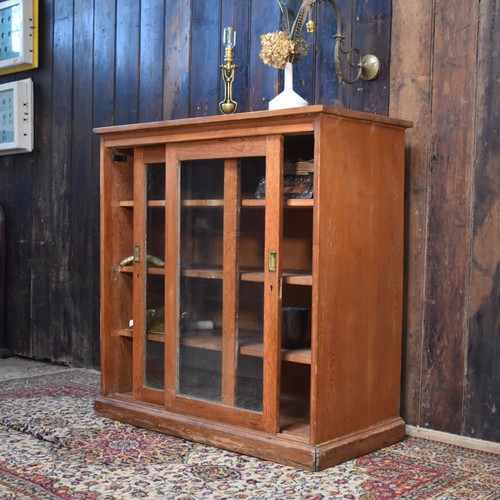 Antique pine apothecary shop - antique,