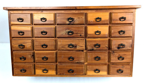 Vintage drawer apothecary - vintage, 25
