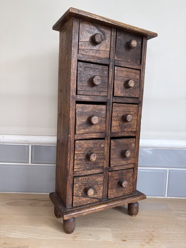 Vintage wood spice apothecary - wood,