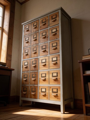 Apothecary style storage