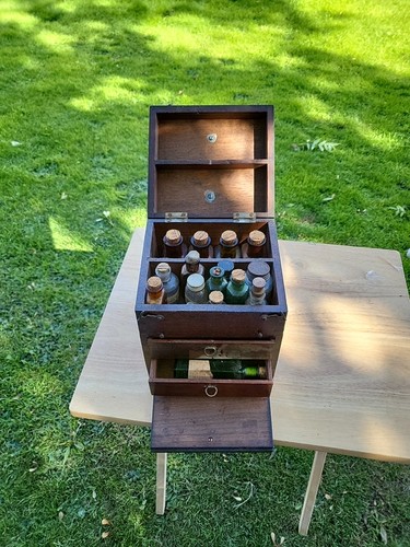 Antique mahogany fitted - antique,