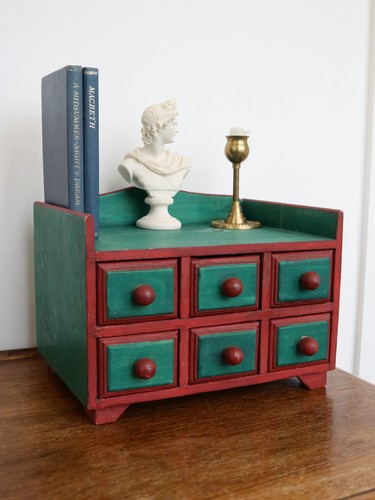 Vintage wooden apothecary - wooden,