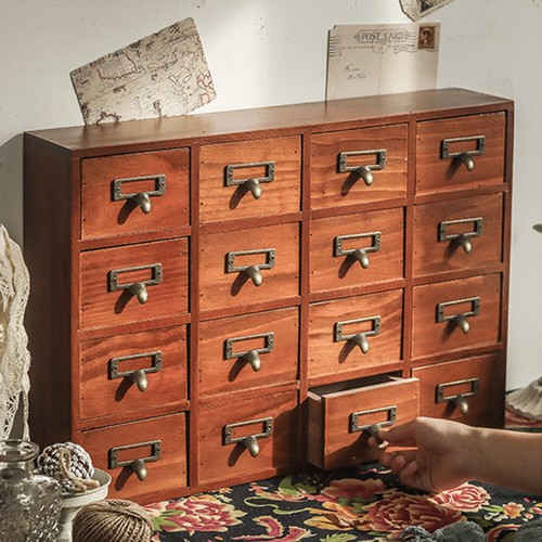 Drawers wooden cabinet - 16,