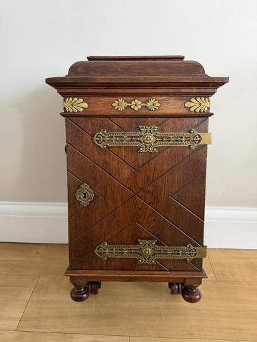 Antique edwardian oak wall - antique,