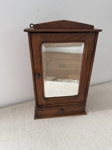 Antique french oak medicine - antique,