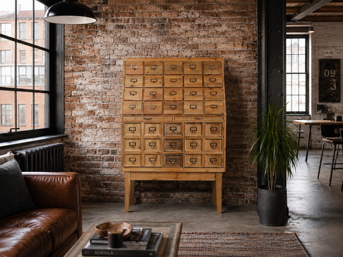 Large rustic wooden storage - large,